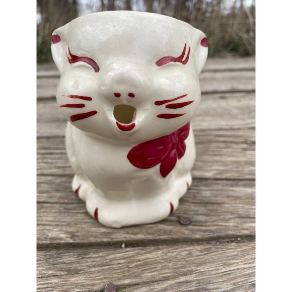 Vintage Shawnee Pottery Puss & Boots Cat Creamer Pitcher - Picture 8 of 12